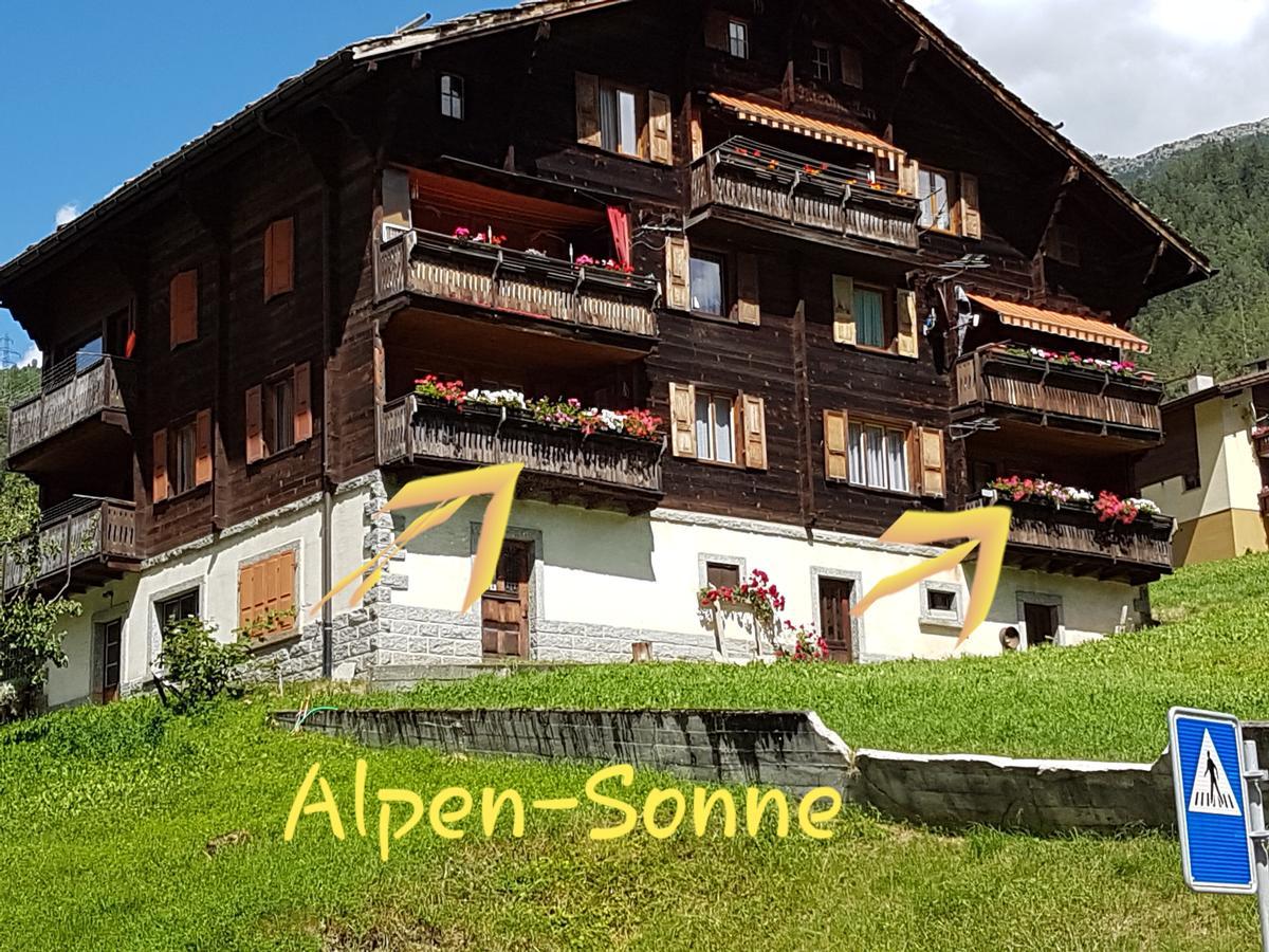 Alpen-Sonne Apartment Sankt Niklaus Ngoại thất bức ảnh